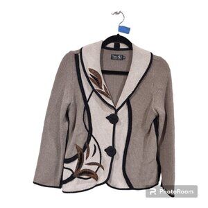 Vintage Tivoli Tan Sweater Size Small